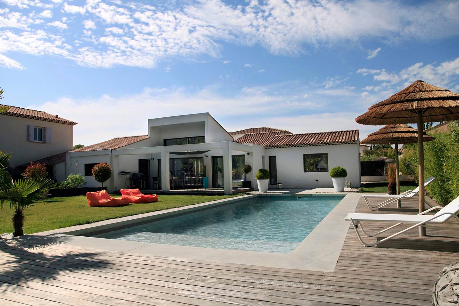 Swimming Pool Construction for villa